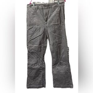 LOFT silver velvet pants